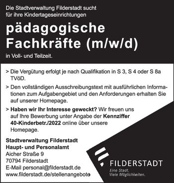 Stadt Filderstadt; 27024844 Filderstadt