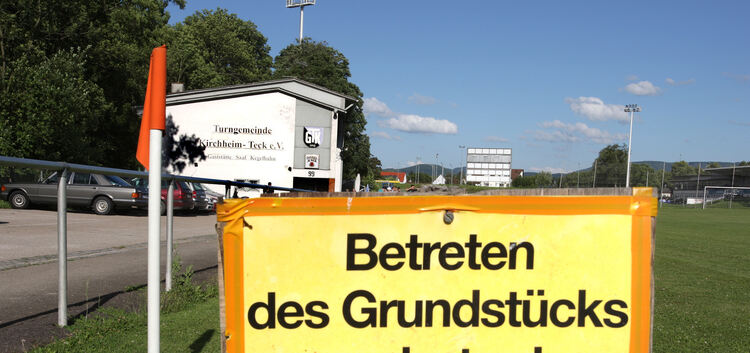 Bezirksfunktionäre müssen draußen bleiben: Die TG Kirchheim steht künftig nicht mehr als Ausrichter für Fußball-Staffeltage zur