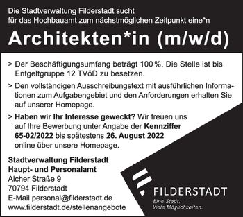 Stadt Filderstadt; 27026752 Filderstadt