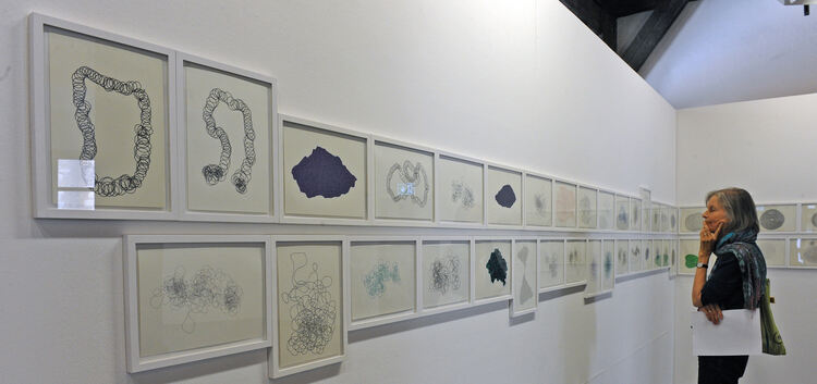 Die Ausstellung „Ebenda“ von Michelin Kober ist noch bis zum 20. September in der Städtische Galerie im Kornhaus zu sehen.Foto: