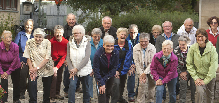 Bewegen, Unterhalten und Spaß haben steht bei den Gutenberger Senioren jeden Dienstag auf dem Programm. Foto: Jean-Luc Jacques