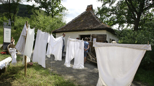 Waschtag im Freilichtmuseum