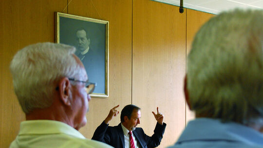 Landtag - CDU-Landtagsabgeordneter Karl Zimmermann
