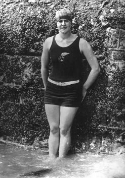 Gertrud Ederledurchschwamm den Ärmelkanal am 6.8.1926Bissinger B¿rgerinBissingen