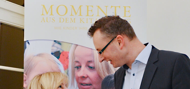 Marion von Wartenberg und Andreas Schwarz sind sich einig: Beitragsfreiheit für Kitas ist tabu. Foto: Tanja Spindler