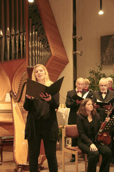 Der Liederkranz Kirchheim begeisterte sein Publikum mit dem „Oratorio de Noël“ von Camille Saint-Saëns.Foto: Nicole Mohn