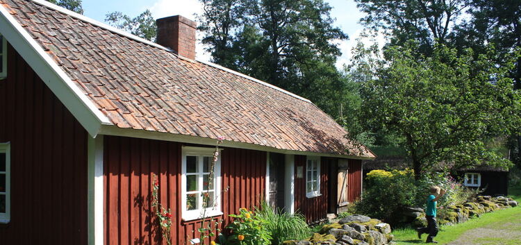 Schwedisches Idyll - Schweden ist ein beliebte Reiseziel für deutsche Urlauber. Hier im Museumsdorf Als Ta in Westgötaland, West