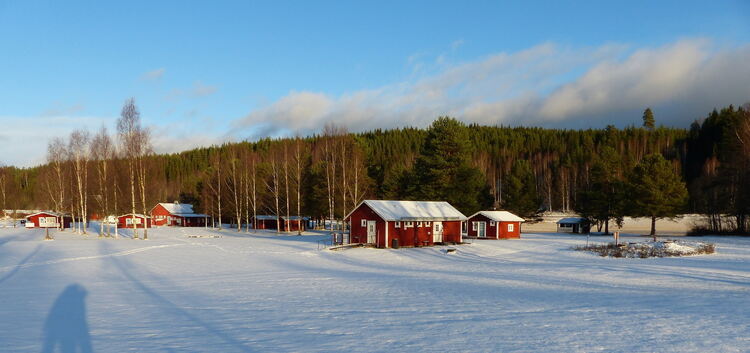 „Echter Winter“ auf dem Campingsplatz von Pechs. Das ist in Schweden nichts Besonderes.Fotos: privat