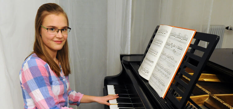 Obwohl die Köngenerin Carla Schmid erst seit einigen Jahren Klavierunterricht nimmt, hat sie im Sommer den Kirchheimer Musikprei