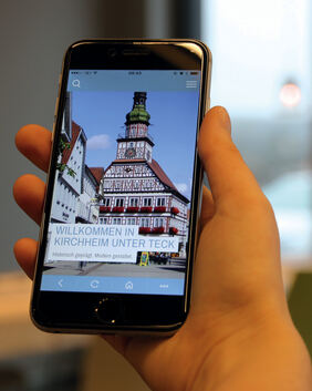 Mit der Kirchheim-App hat man Infos über Kirchheim immer zur Hand.Foto: pr