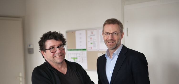 KJR-Geschäftsführer Ralph Rieck (links) hat seit Kurzem einen kaufmännischen Geschäftsführer an seiner Seite, den 54-jährigen Jo