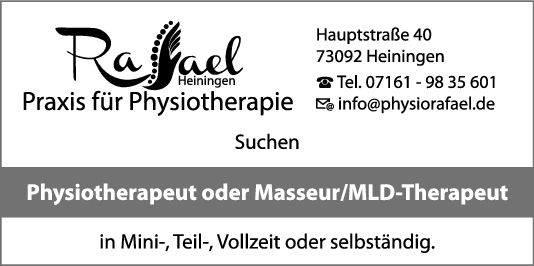 Physiotherapeut oder Masseur