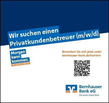 Bernhauser Bank eG; Privatkundenbetreue