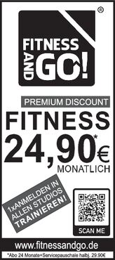 Fitnesss für 24,90 Euro