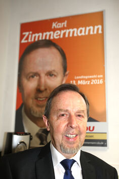 Karl Zimmermann erklärt seinen Gesinnungswandel in Sachen Koalition.Archiv-Foto: Jean-Luc Jacques
