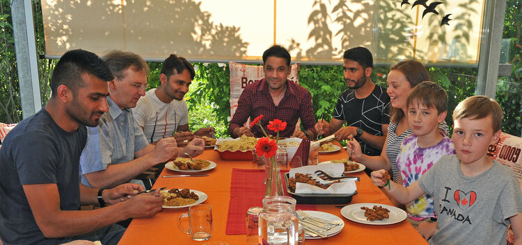Zum interkulturellen Austausch gehört in der Weilheimer Familie Raff auch das Teilen von Speisen und Rezepten. Die pakistanische