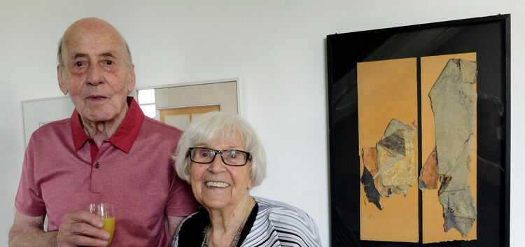 Doris Nöth und der Kirchheimer Künstler Jürgen Mack. Foto: Ali Schüler