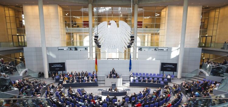 Der Bundestag steht im Fokus einer Ausstellung in der Jakob-Friedrich-Schöllkopf-Schule.Foto: Deutscher Bundestag/Thomas Trutsch