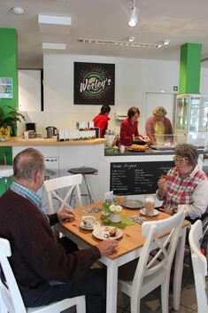 Café International bietet Raum für Austausch.Foto: Cornelia Wahl