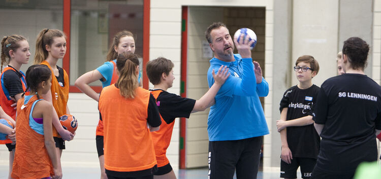 Handball-Jugendcamp, Sporthalle LenningenPascal Morgant