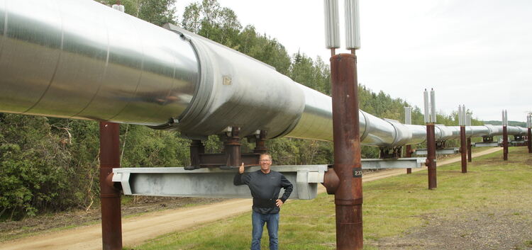 Pipeline bei Fairbanks, Alaska