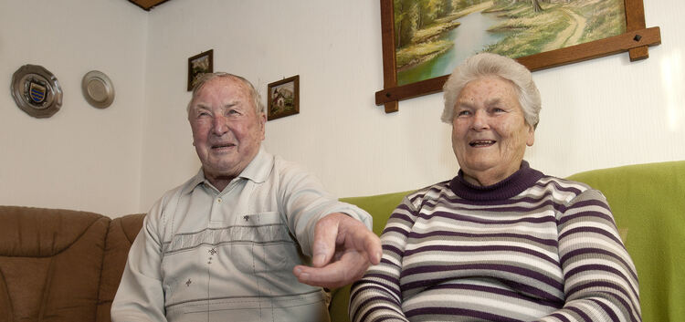 Walter und Ruth Haller sind seit 60 Jahren verheiratet. Foto: Jean-Luc Jacques