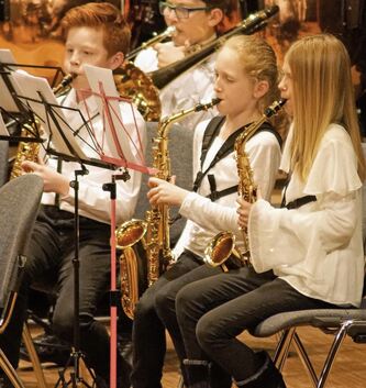 Keiner zu klein, Saxofonist zu sein. Foto: Thomas Krytzner