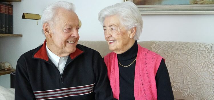 Seit 65 Jahren verheiratet: Viktor und Klementine Langer.Foto: Thomas Krytzner
