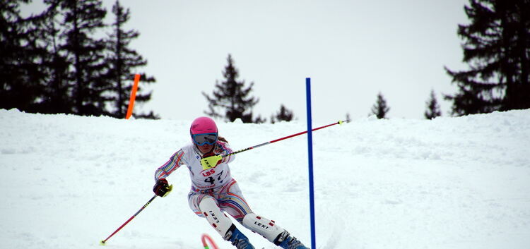 Lichtblick: VfL-Schülerin Nina Ludwig heimste bei den SSV-Meisterschaften Platz zwei im Slalom und Platz vier im Riesentorlauf e