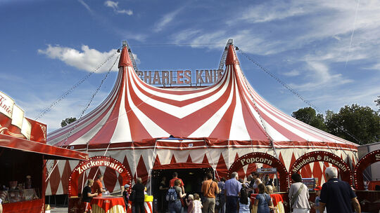 Zirkus Charles Knie auf dem ZIegelwasen in Kirchheim