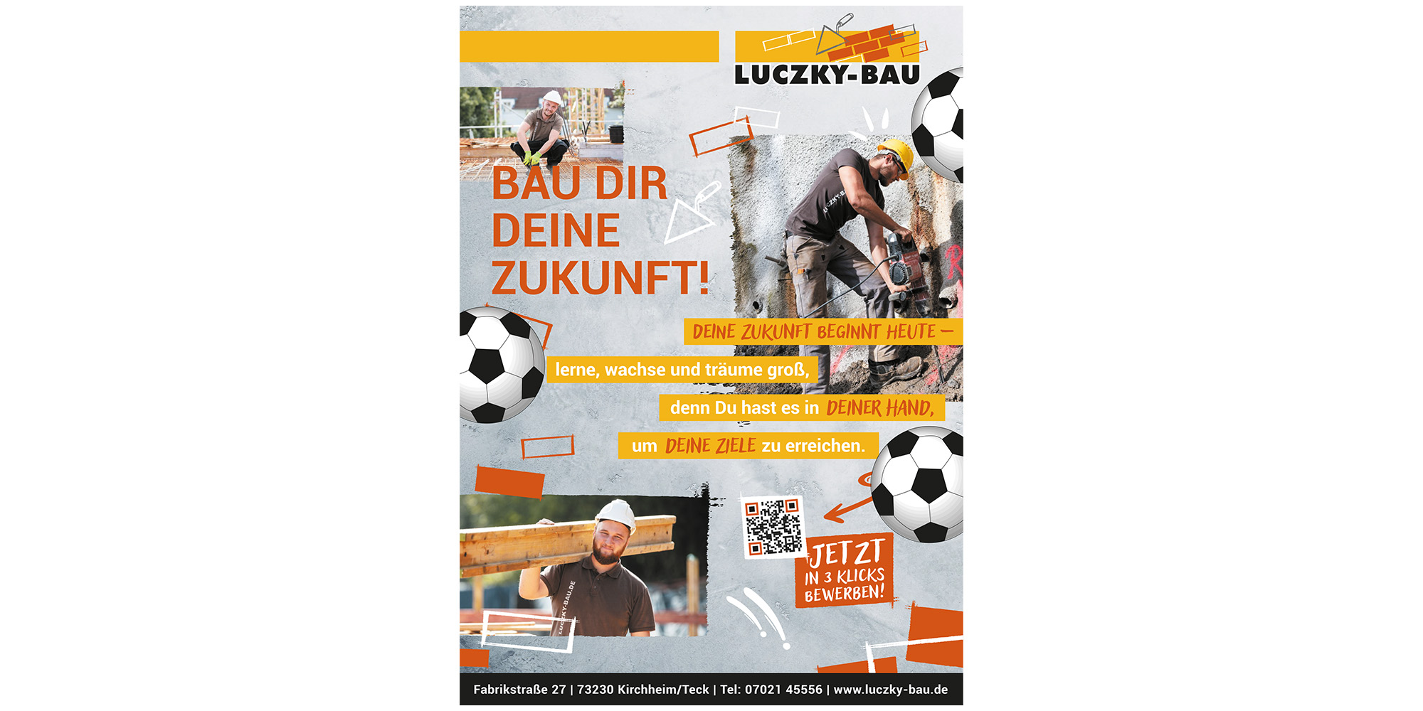 Link: https://www.luczky-bau.de/Jobs/